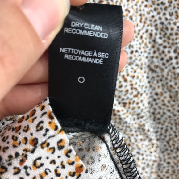 NWT AFRM puff sleeve leopard print crop top xl - Picture 11 of 12